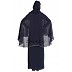 Cape abaya- Navy Blue/Grey Cape abaya- Navy Blue/Grey